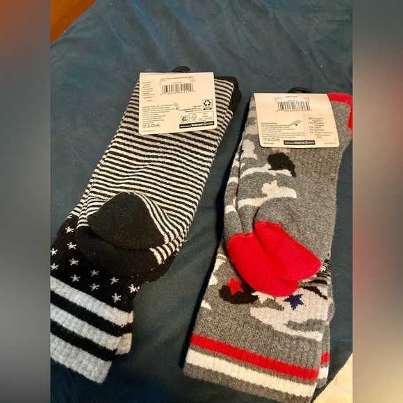 Men’s Patriotic Socks  2 pairs. Shoe size 6-12 - Picture 5 of 8